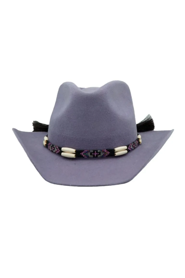 Hats<CULT MIA MARLEY TEXAN STYLE HAT Gray