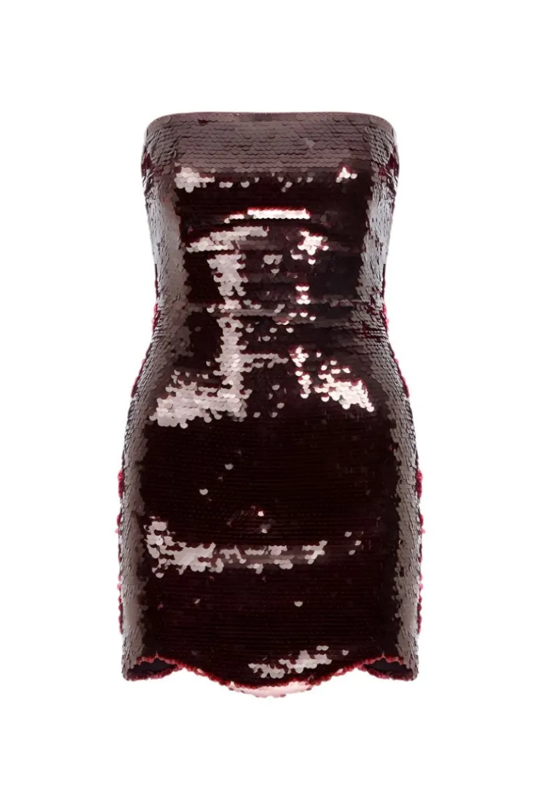 Dresses | Mini Dresses<CULT MIA MARY DRESS IN Burgundy