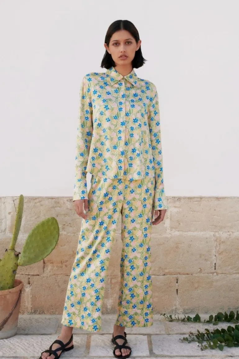 Tops<CULT MIA MEADOW RELAXED SHIRT Meadow Print