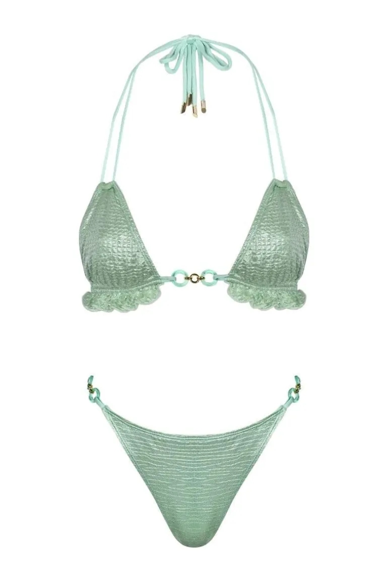 Swimwear<CULT MIA MERMAID SOFT GREEN BIKINI Turquoise