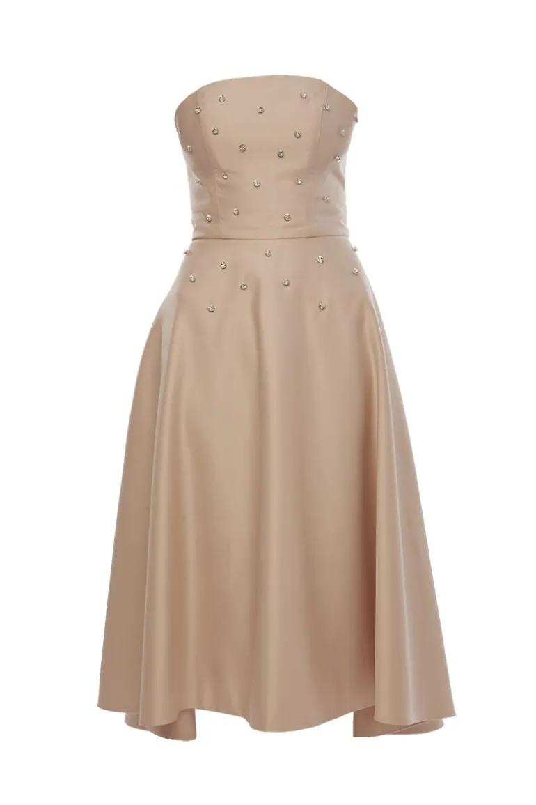 Dresses | Midi Dresses<CULT MIA MIA DIAMOND APRICOT MIDI DRESS Apricot Crush