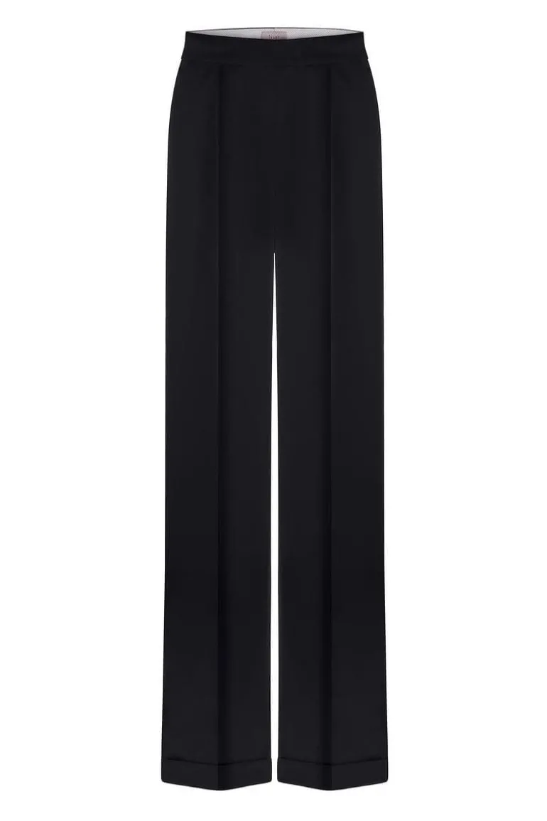 Pants<CULT MIA MIDNIGHT TAILORED PANTS Black