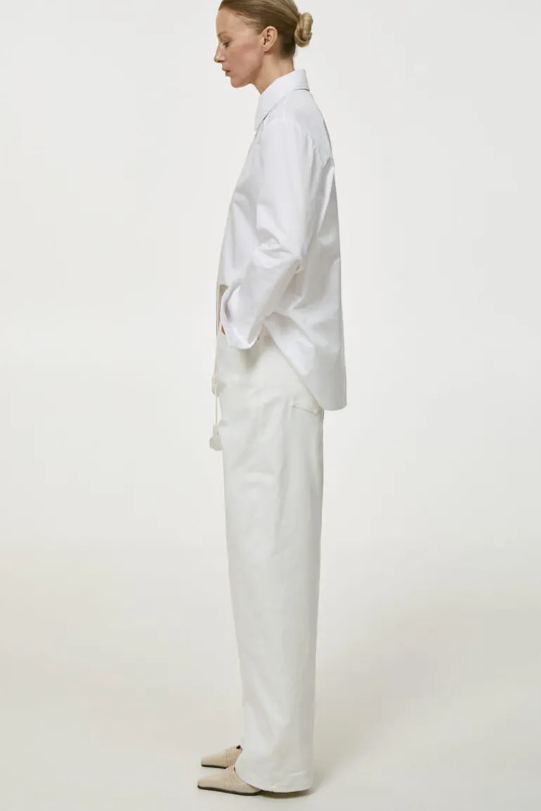 Pants<CULT MIA MILK COLORED RELAXED FIT JEANS White