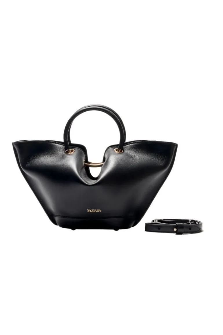 Top Handle Bags<CULT MIA MINI CAPAZO TOTAL Black