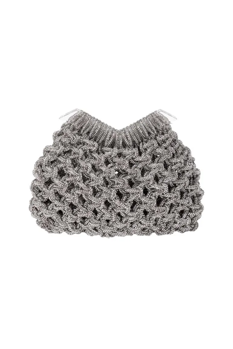 Clutch Bags<CULT MIA MINI DIAMOND CLUTCH BAG Crystal