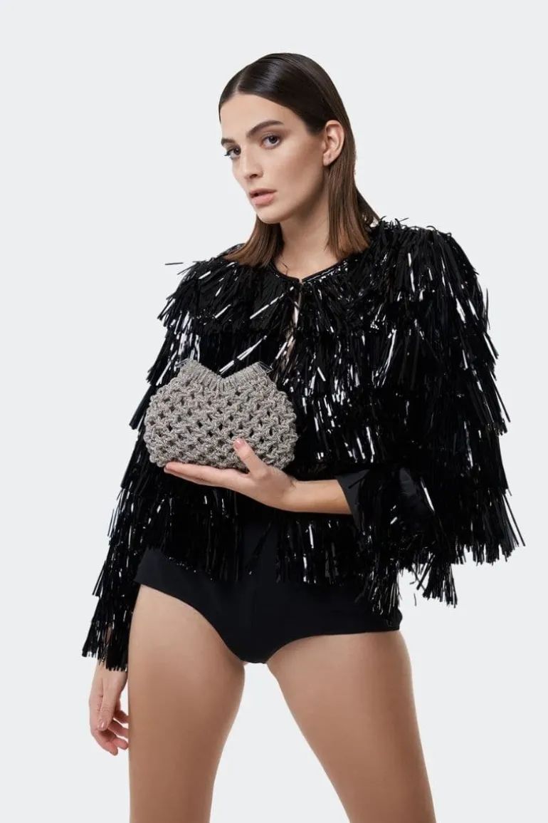 Clutch Bags<CULT MIA MINI DIAMOND CLUTCH BAG Crystal