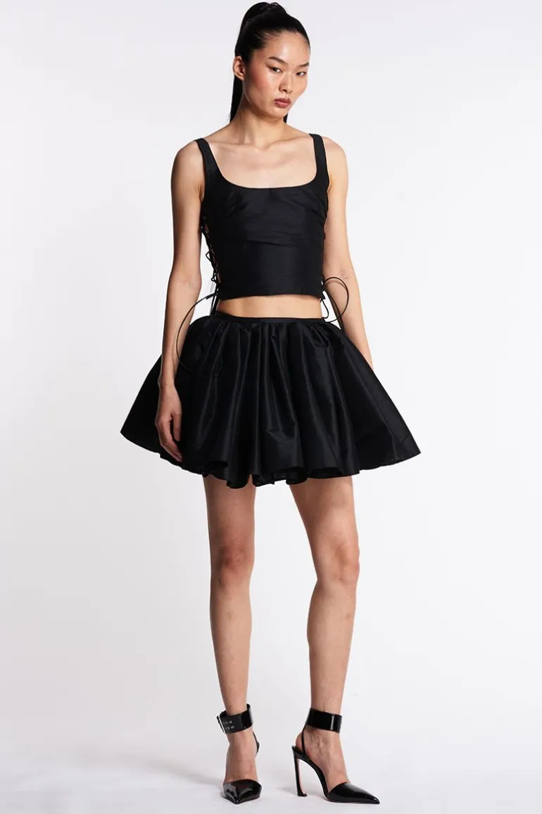 Outfit Sets<CULT MIA MINI DEVON TOP AND SKIRT Black