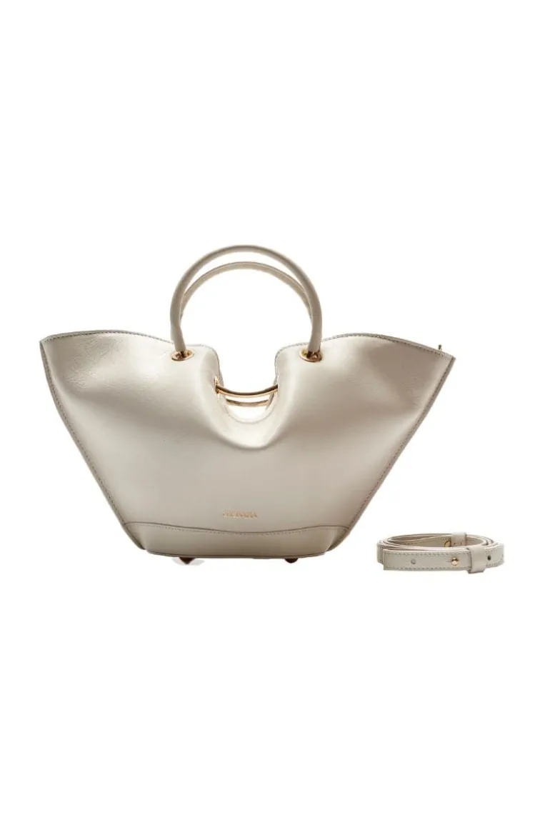 Top Handle Bags<CULT MIA MINI CAPAZO BAG Ivory