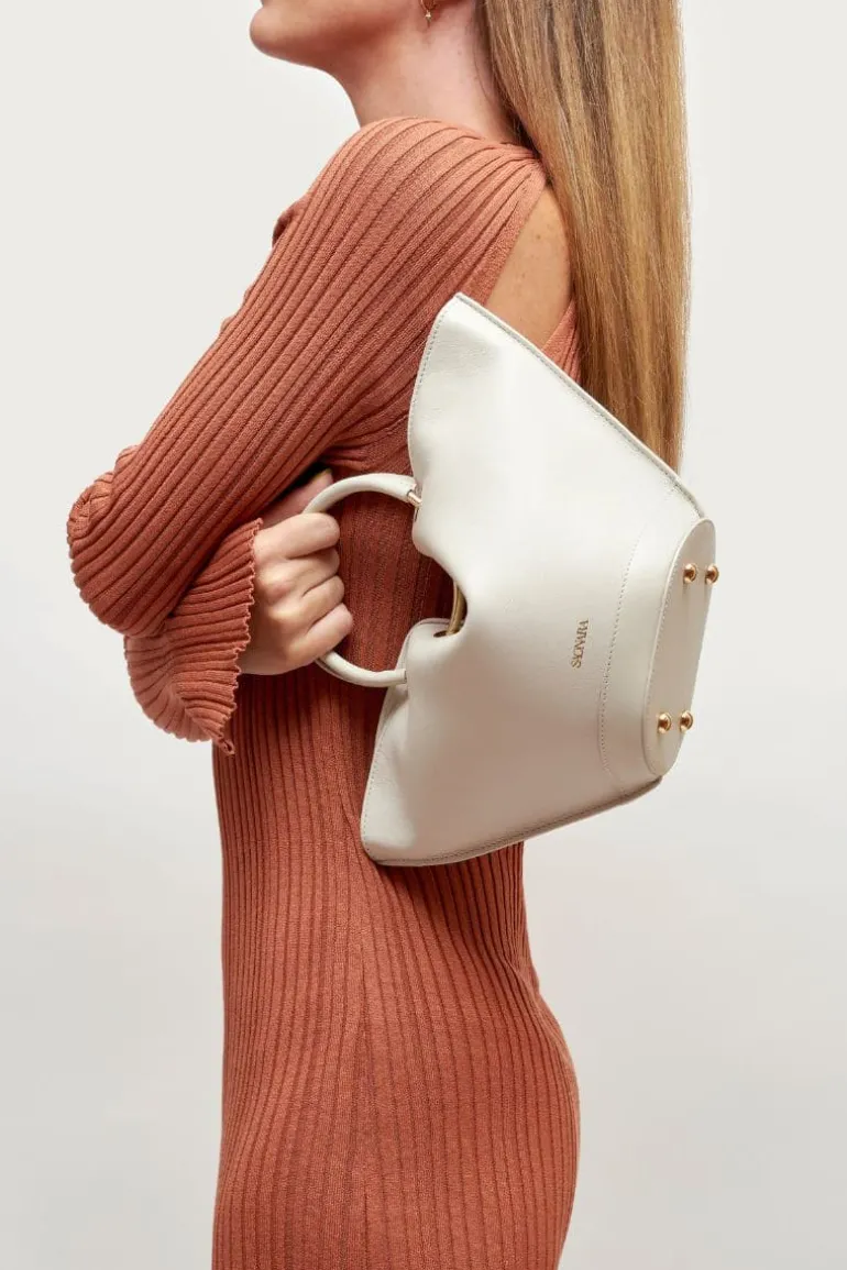 Top Handle Bags<CULT MIA MINI CAPAZO BAG Ivory