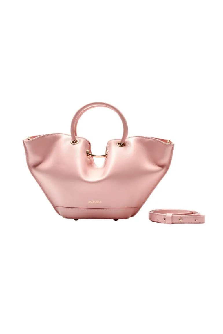 Top Handle Bags<CULT MIA MINI PINK PEONY CAPAZO BAG Peonia