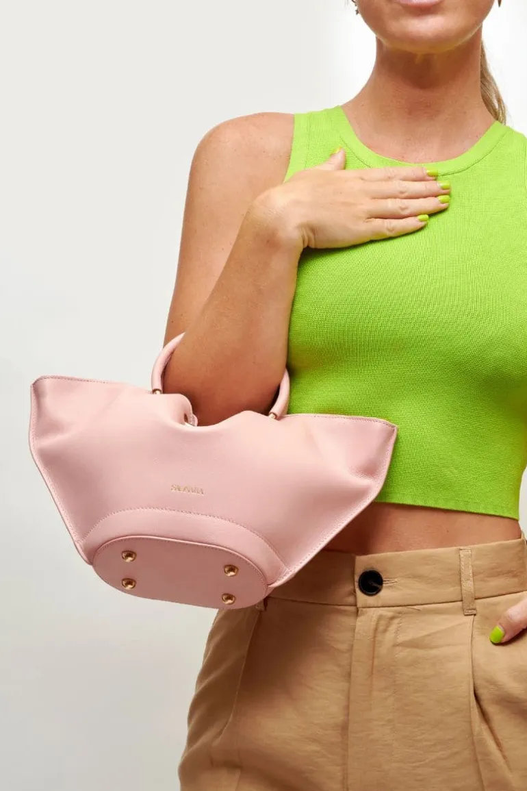 Top Handle Bags<CULT MIA MINI PINK PEONY CAPAZO BAG Peonia