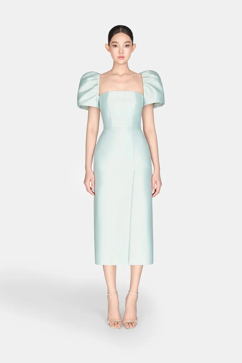 Dresses | Midi Dresses<CULT MIA PUFF SLEEVE MIDI DRESS Mint