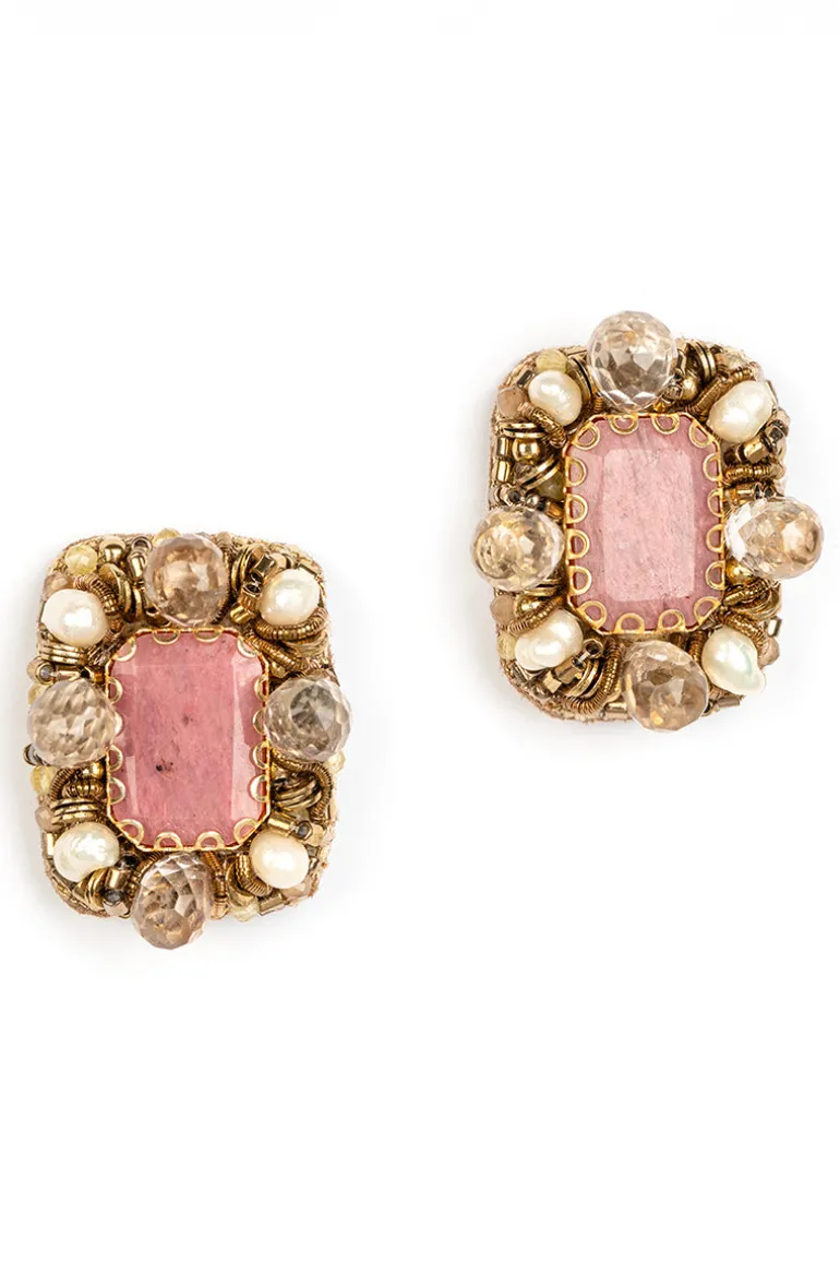 Earrings<CULT MIA MOORA EARRINGS Dusty Pink