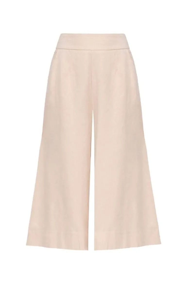Pants<CULT MIA MOS CHALK CULOTTE PANTS