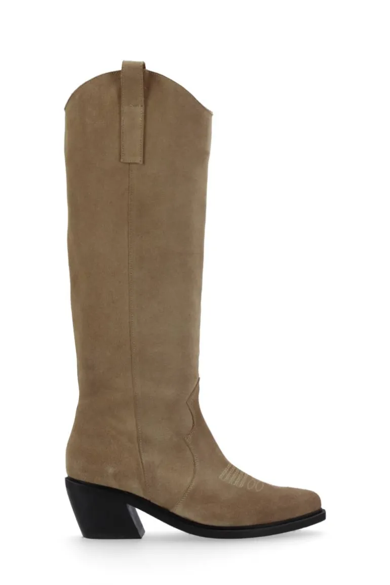 Boots<CULT MIA MOUNT SUEDE DESERT IN TAUPE