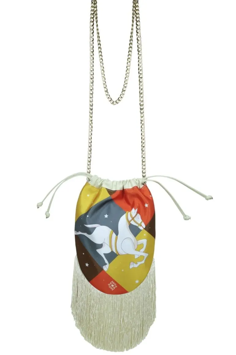 Top Handle Bags<CULT MIA HORSE POSH TASSEL BAG Multicolor