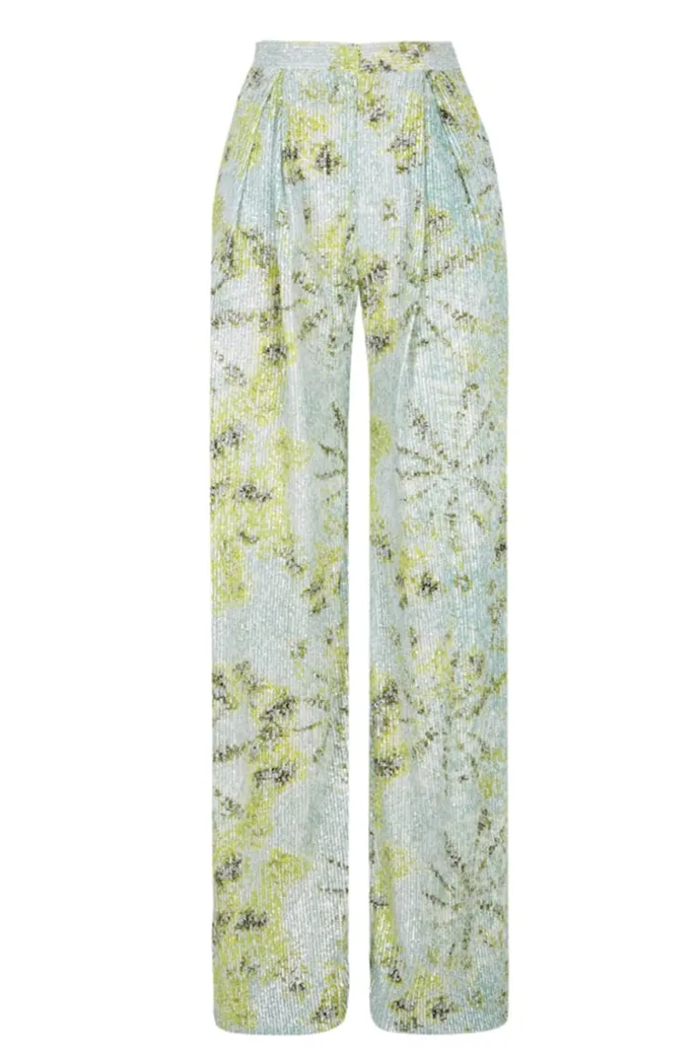 Pants<CULT MIA TIE DYE SEQUIN PANTS Multicolor