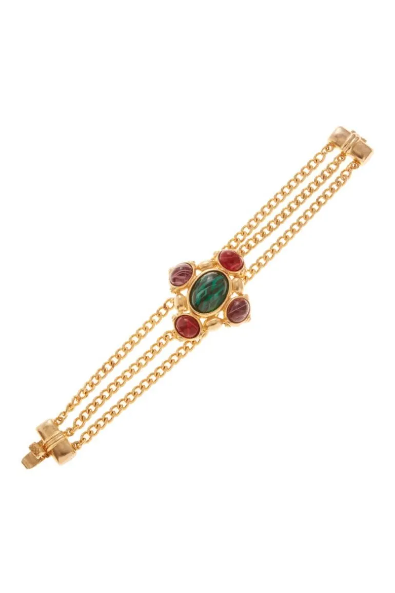 Bracelets<CULT MIA MULTISTONE BRACELET Gold
