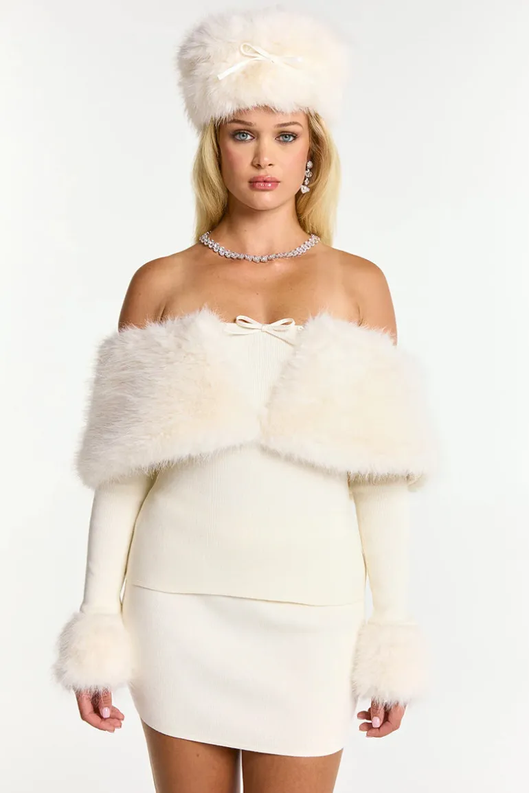 Skirts<CULT MIA NADINE SKIRT White