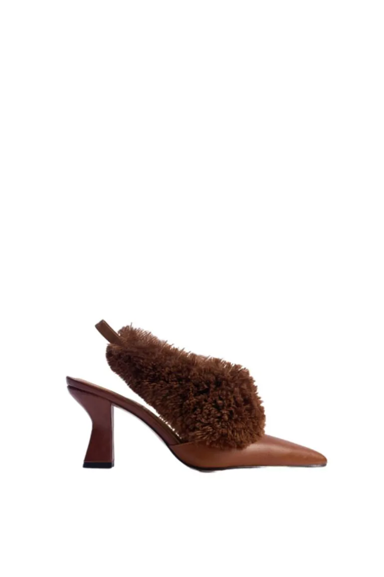 Heels<CULT MIA NANDA SLINGBACK HEELS Caramel