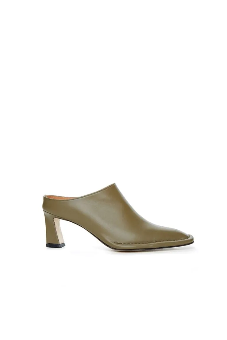 Heels<CULT MIA NANTES MULES Olive Green