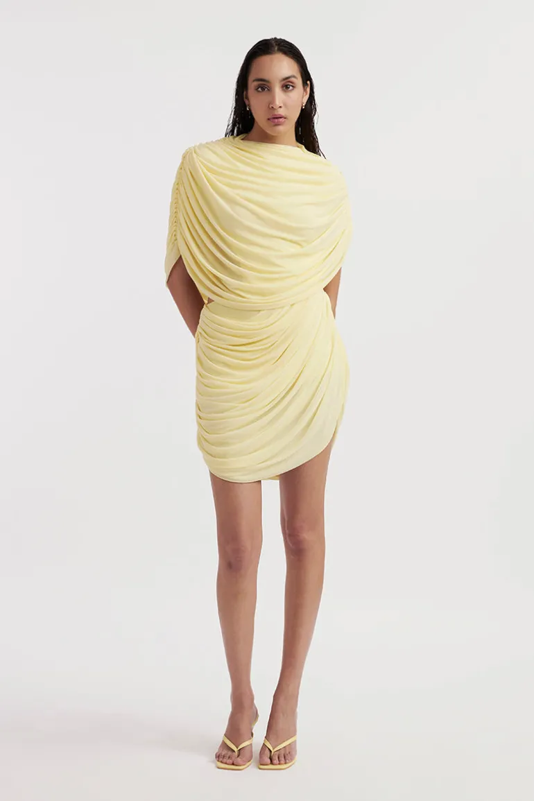 Dresses | Mini Dresses<CULT MIA NATALIA MINI DRESS Butter Yellow