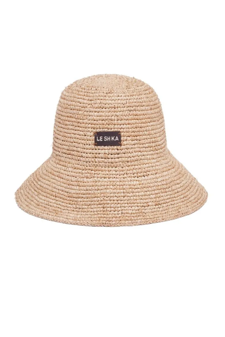 Hats<CULT MIA NATURAL BUCKET HAT Beige