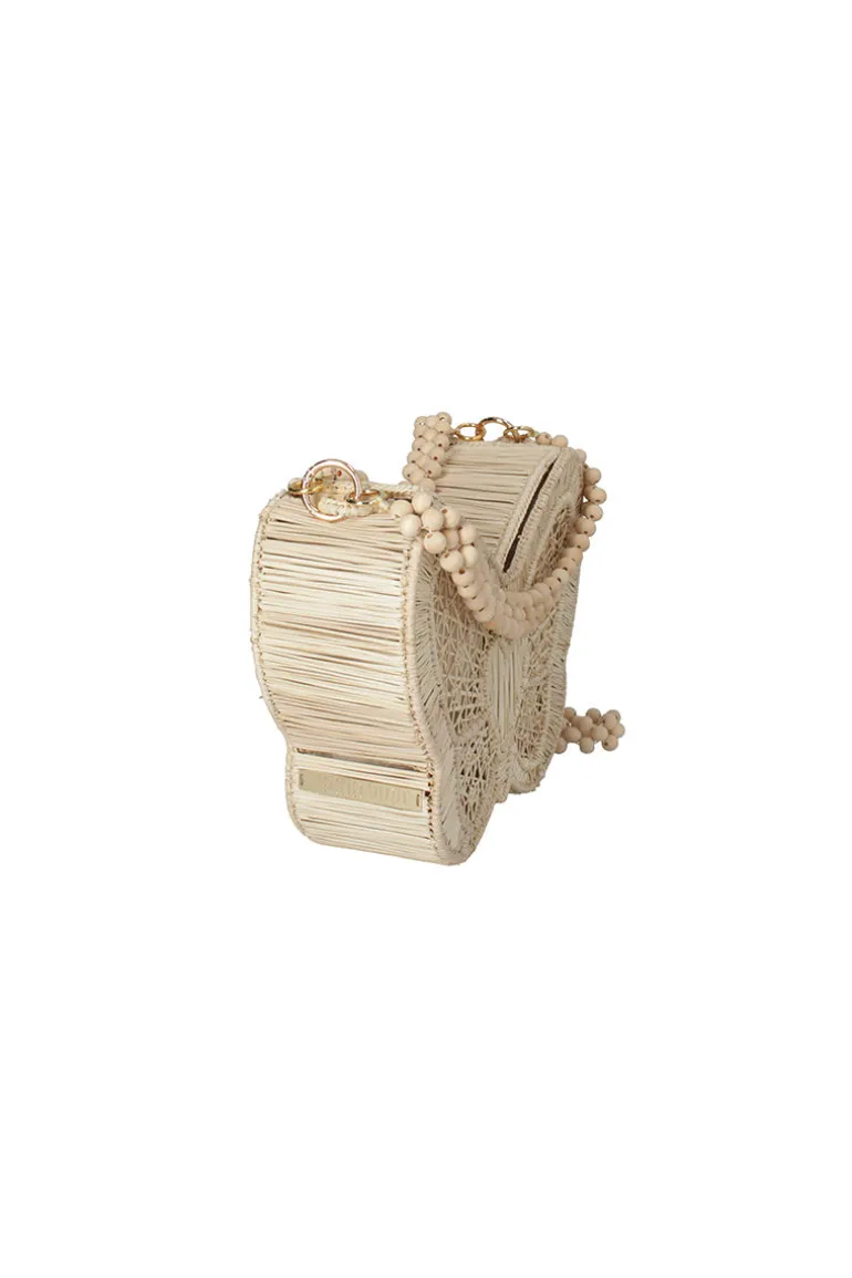 Shoulder Bags<CULT MIA BUTTERFLY HANDBAG Natural