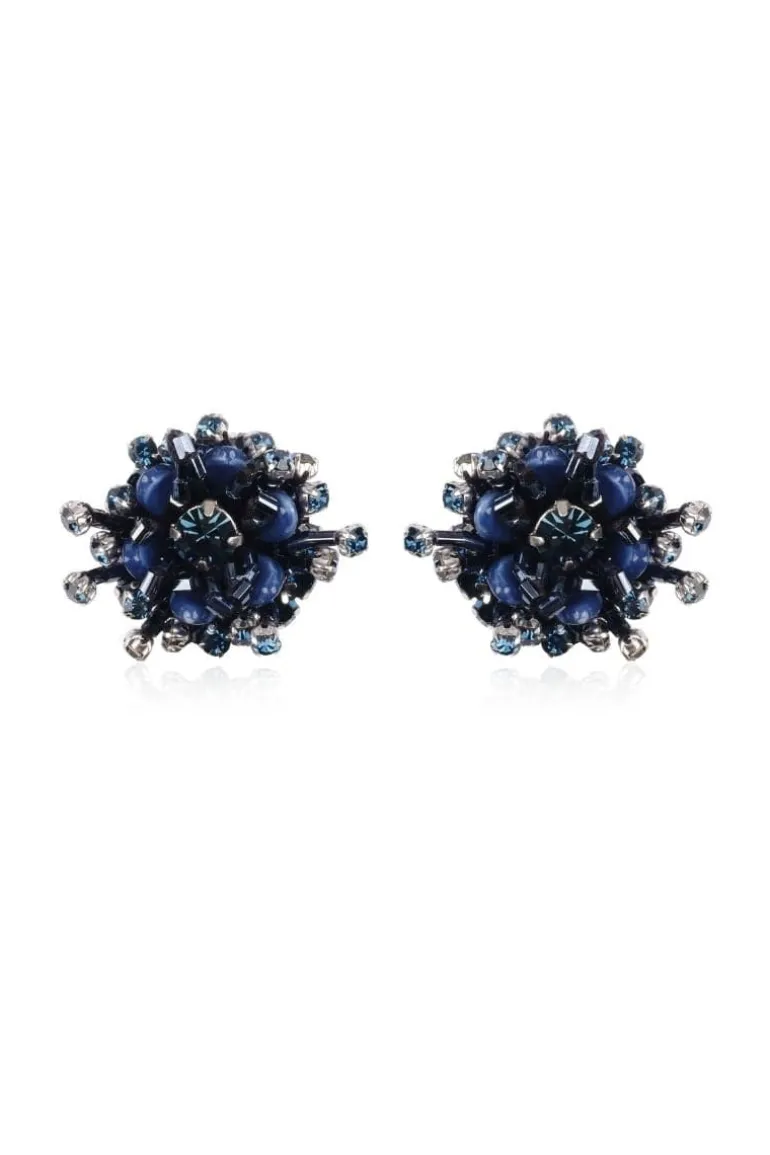 Earrings<CULT MIA GELA EARRINGS Navy