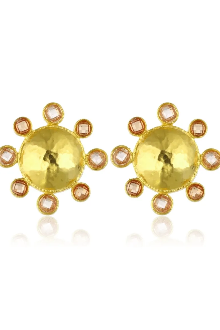 Earrings<CULT MIA NEPTUNE EARRINGS IN Champagne
