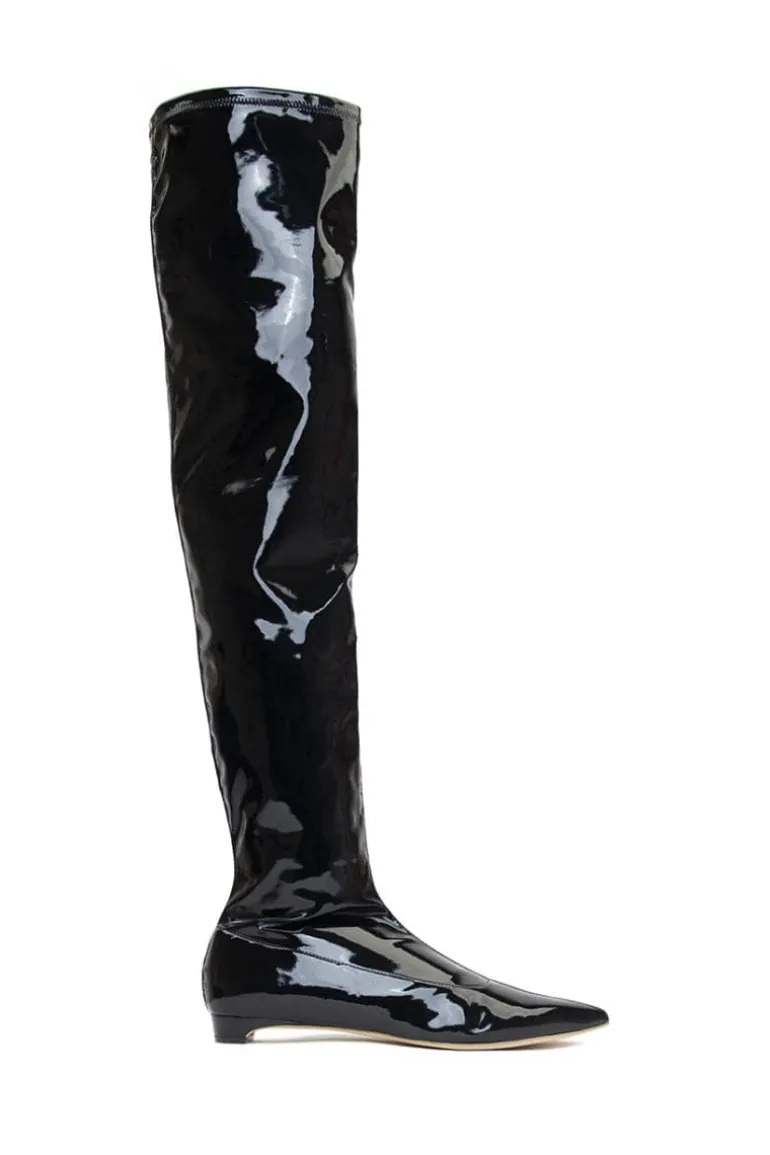 Boots<CULT MIA NICOLETTA BOOTS Black patent-effect
