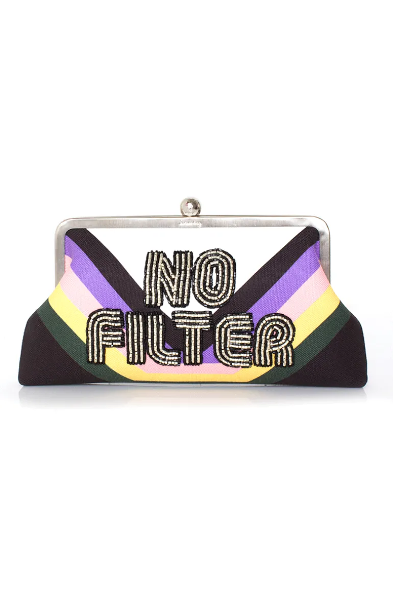 Clutch Bags<CULT MIA NO FILTER HAND-BEADED CLUTCH