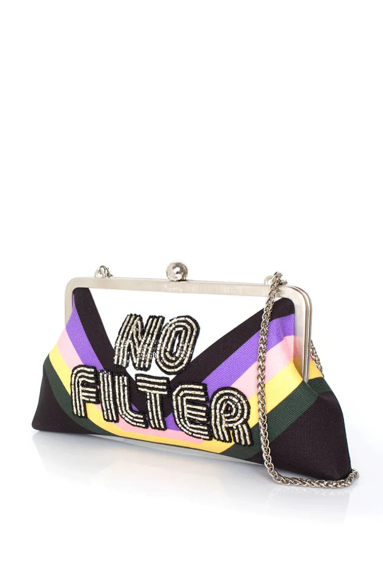 Clutch Bags<CULT MIA NO FILTER HAND-BEADED CLUTCH