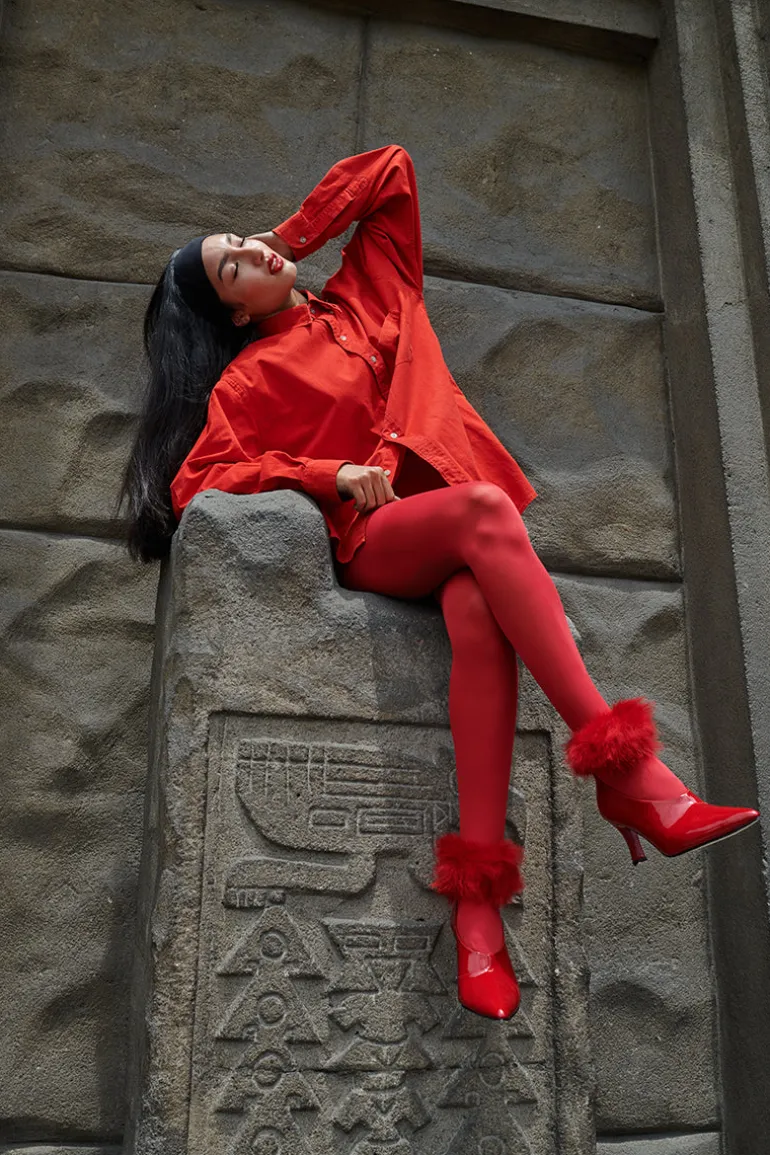 Heels<CULT MIA NUMA HEELED PUMPS Red