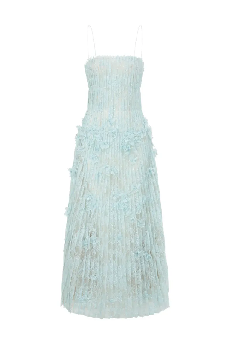 Dresses | Midi Dresses<CULT MIA OCTAVIA LACE DRESS IN Aqua
