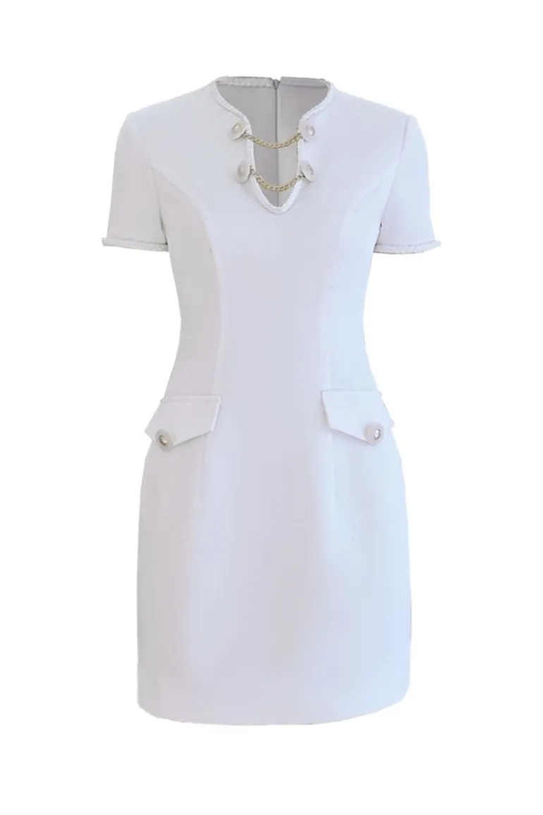 Dresses | Mini Dresses<CULT MIA OLD MONEY MINI DRESS Beige