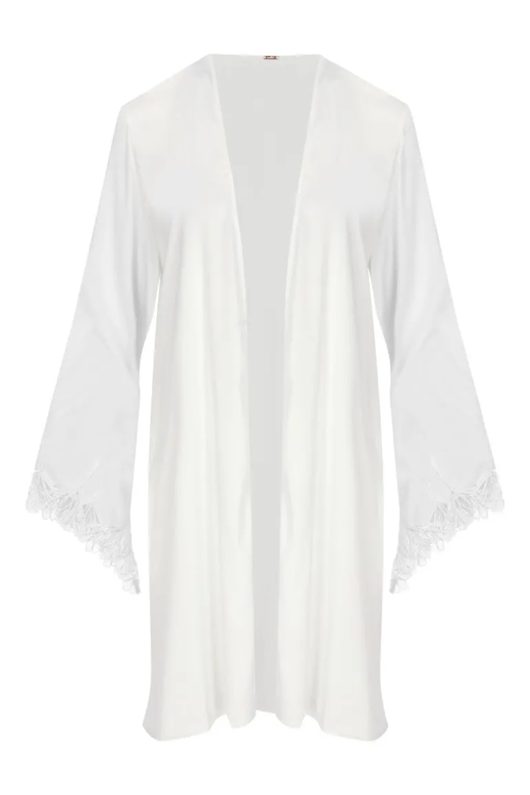 Sleep & Loungewear<CULT MIA OLIVE ROBE IN Ivory