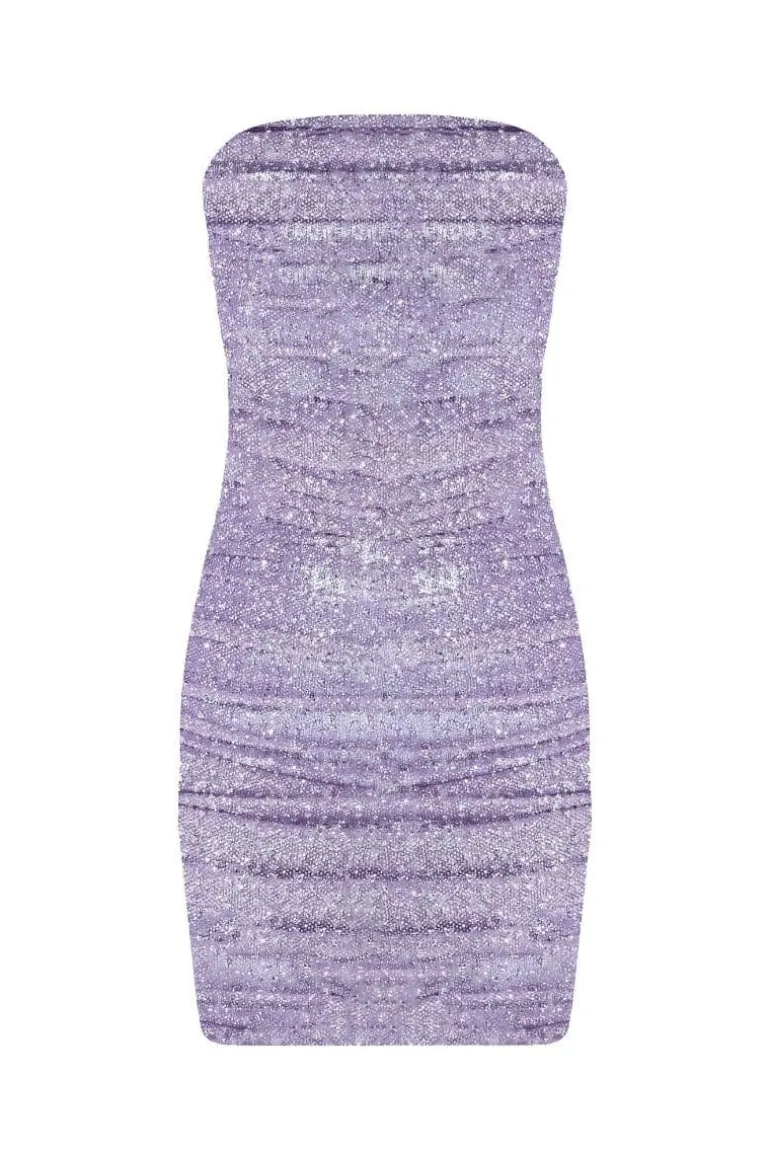 Dresses | Mini Dresses<CULT MIA ONE AND ONLY STRAPLESS MINI DRESS Purple