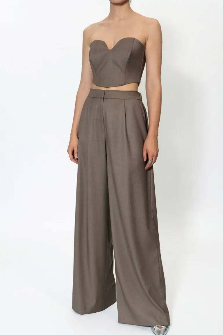 Pants<CULT MIA OPHELIE PANTS IN Brown Melange