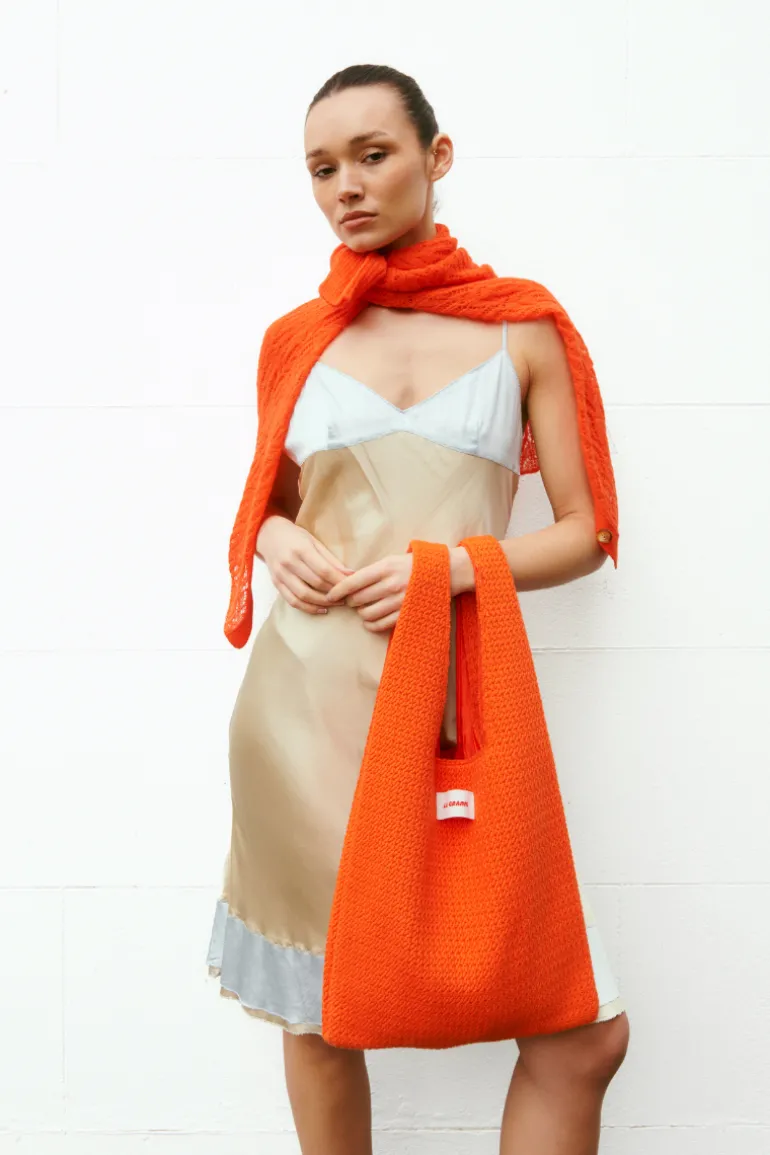 Shoulder Bags<CULT MIA MERCADO PORTOBELLO BAG Orange