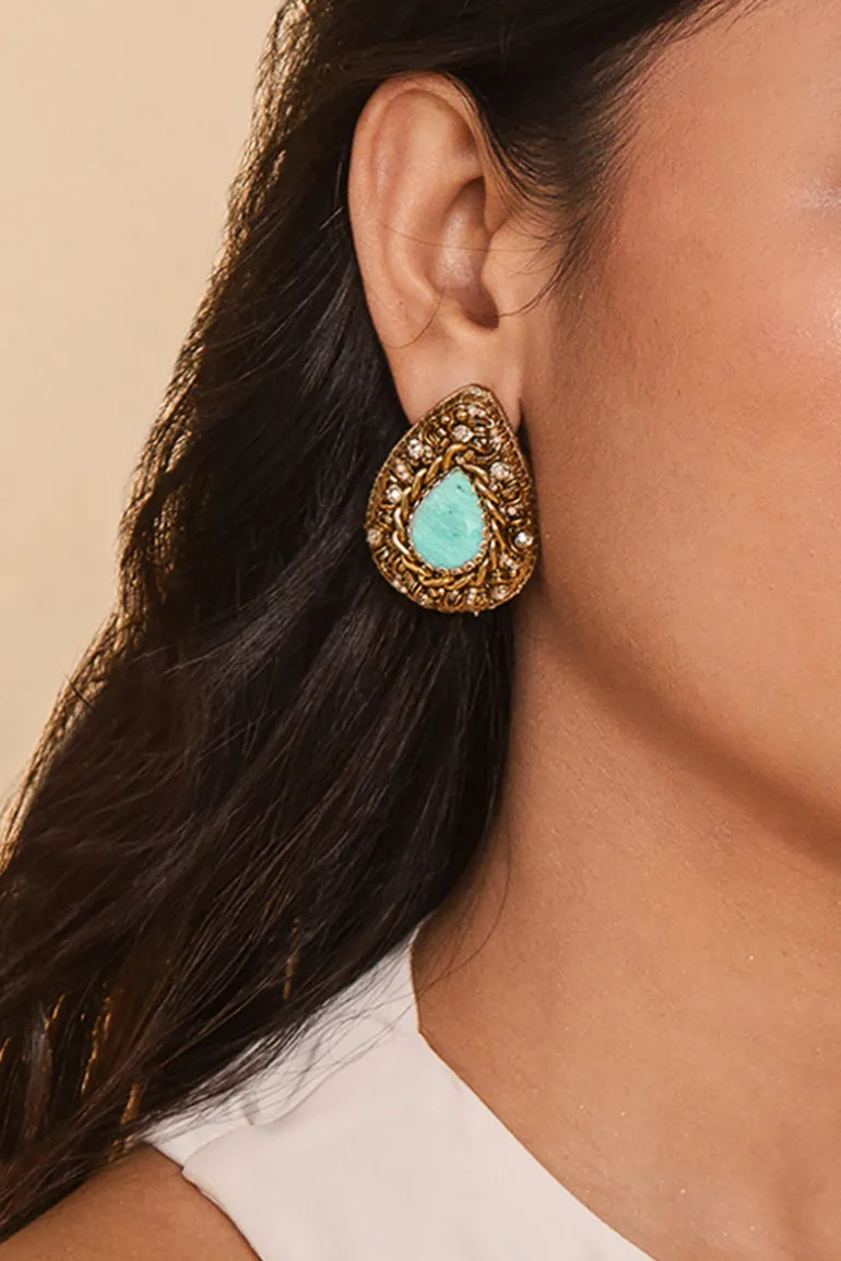 Earrings<CULT MIA ORIANA EARRINGS Turquoise