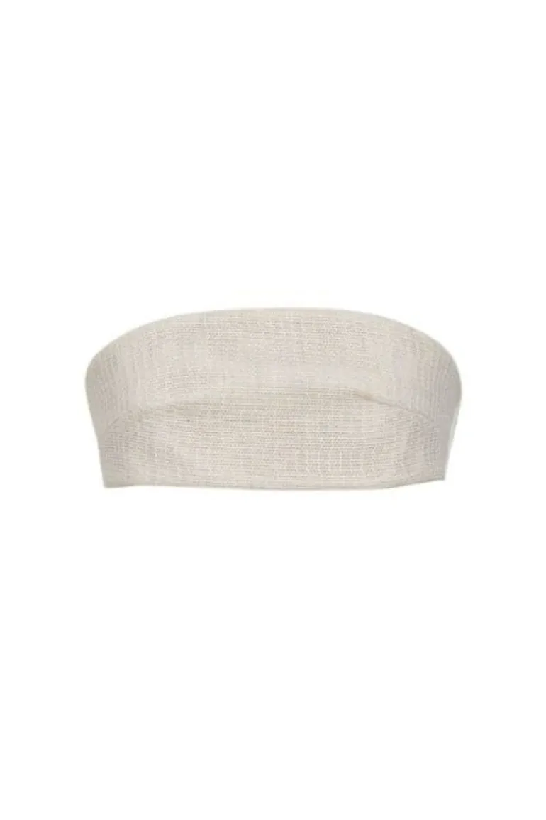 Tops<CULT MIA OSCO BANDEAU TOP Ivory