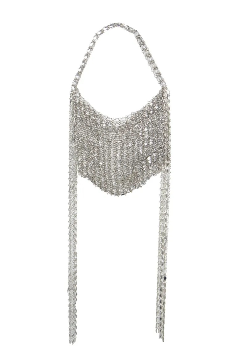 Clutch Bags<CULT MIA OSLO BAG Crystal & Silver