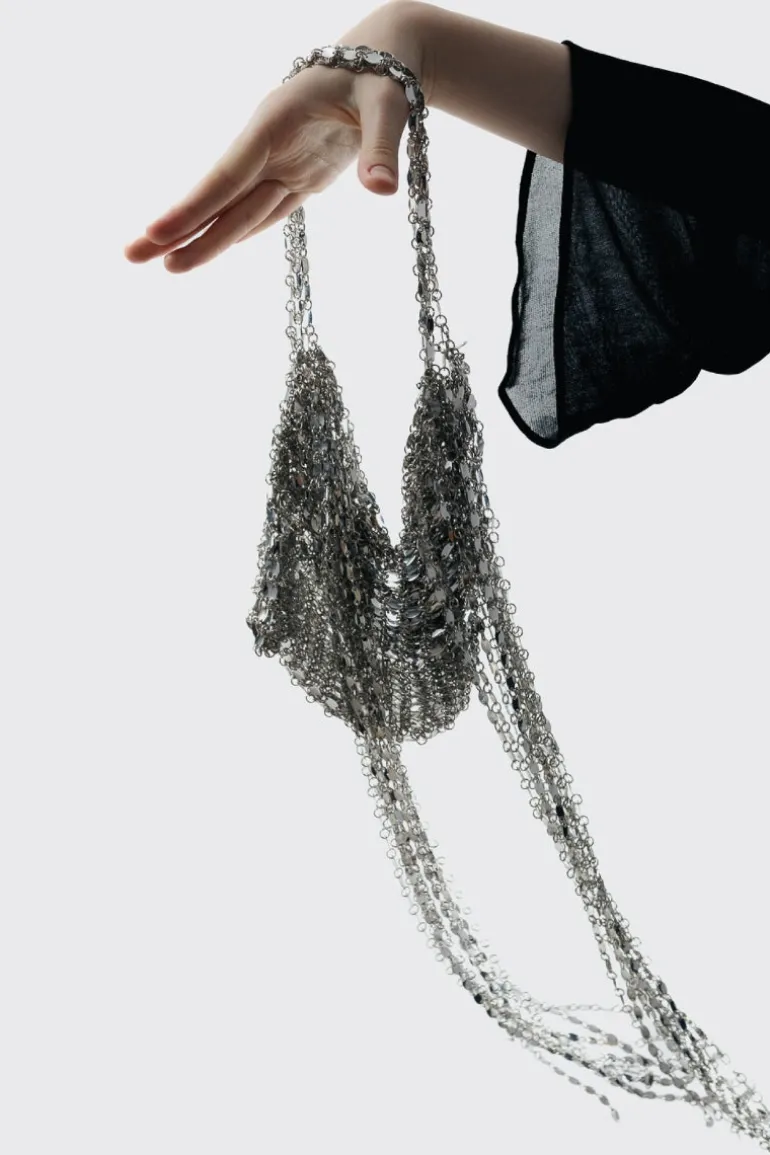 Clutch Bags<CULT MIA OSLO BAG Crystal & Silver