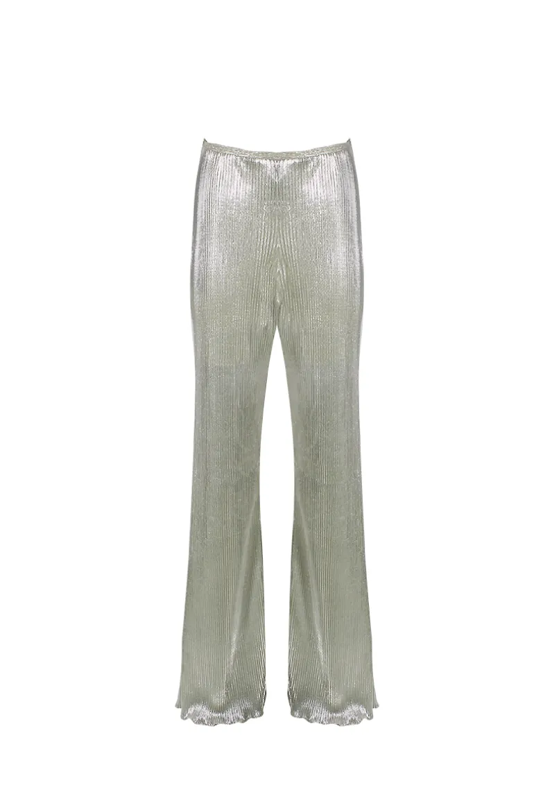 Pants<CULT MIA OZAMA PANTS Black, Silver