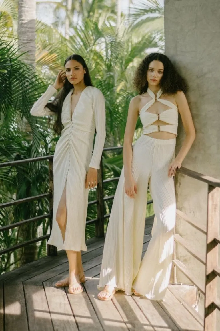 Jumpsuits<CULT MIA PALMERA OFF-WHITE ASYMMETRIC JUMPSUIT Off White