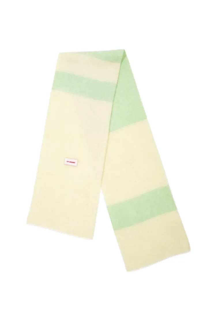 Scarves<CULT MIA PALTA KNITTED SCARF Pistachio and Mint