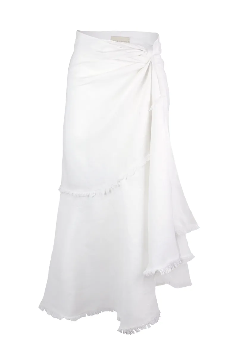 Skirts<CULT MIA PARAISO PAREO MIDI SKIRT White