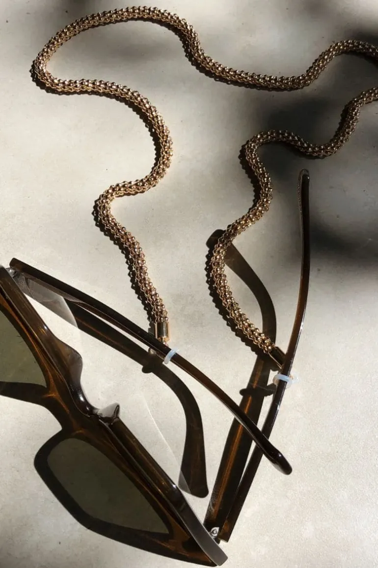 Sunglasses<CULT MIA PARIS SUNGLASSES CHAIN Gold