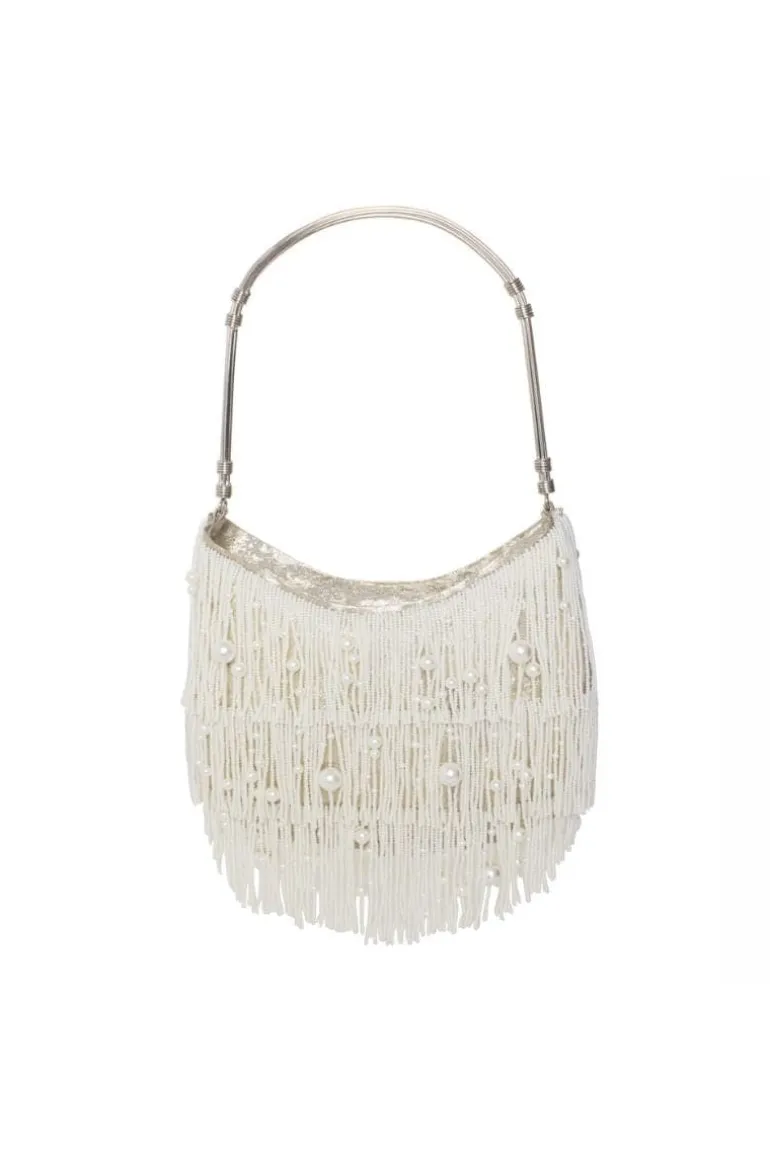 Shoulder Bags<CULT MIA CASCADE BESTIE SHOULDER BAG Pearl